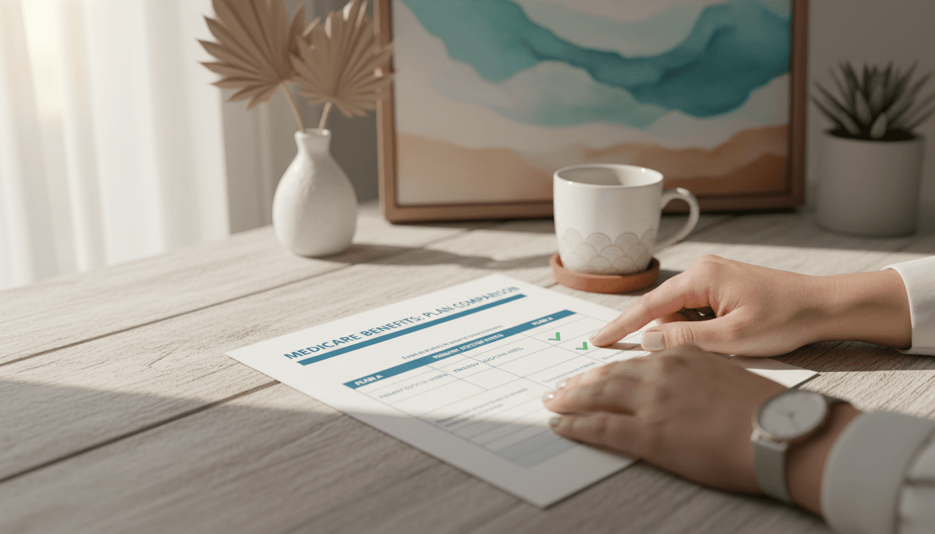 Insurance Shack consultant explaining Medicare plan details